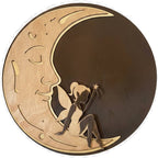 Lune en bois &amp; Fée enchantée – Décoration magique et poétique